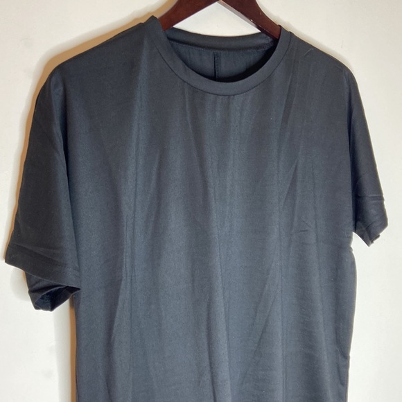 🆕 Black Front Pocket Short Sleeve T-Shirt Dress - Picture 6 of 11